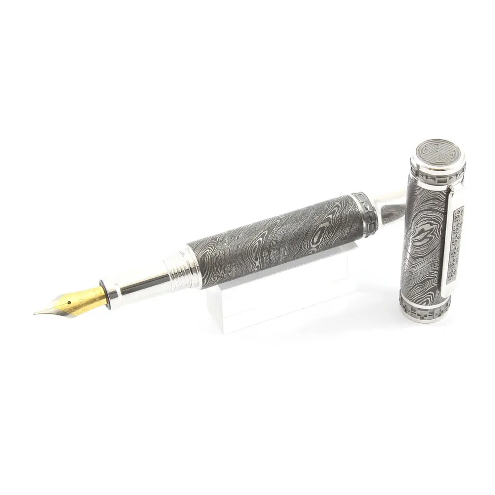 Trending quality superior quality damascus steel pen | Handmade Damascus Steel Pen In Cheap Rates