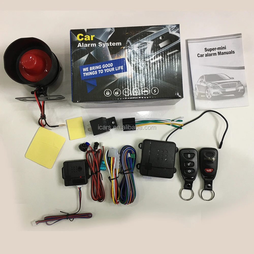 2020 good price universal remote control car alarm , vehicle tracking system  keyless entry car alarm system
