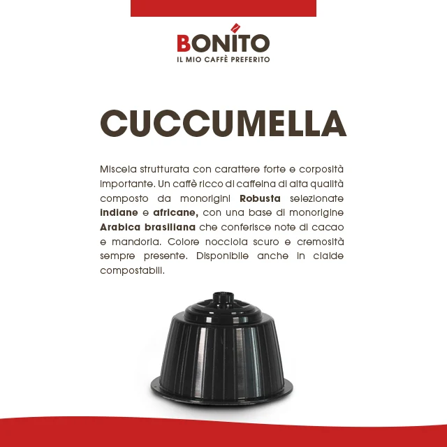 Coffee Italy Caffe Bonito Instant Coffee High quality Dolce Gusto compatible coffee capsule