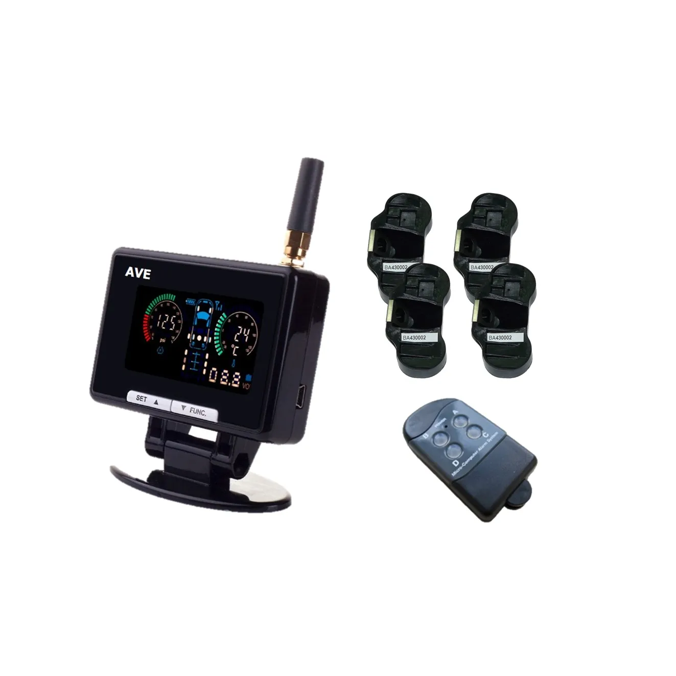 433.92 Mhz TPMS with LF remote Control for sensor configuring and learning