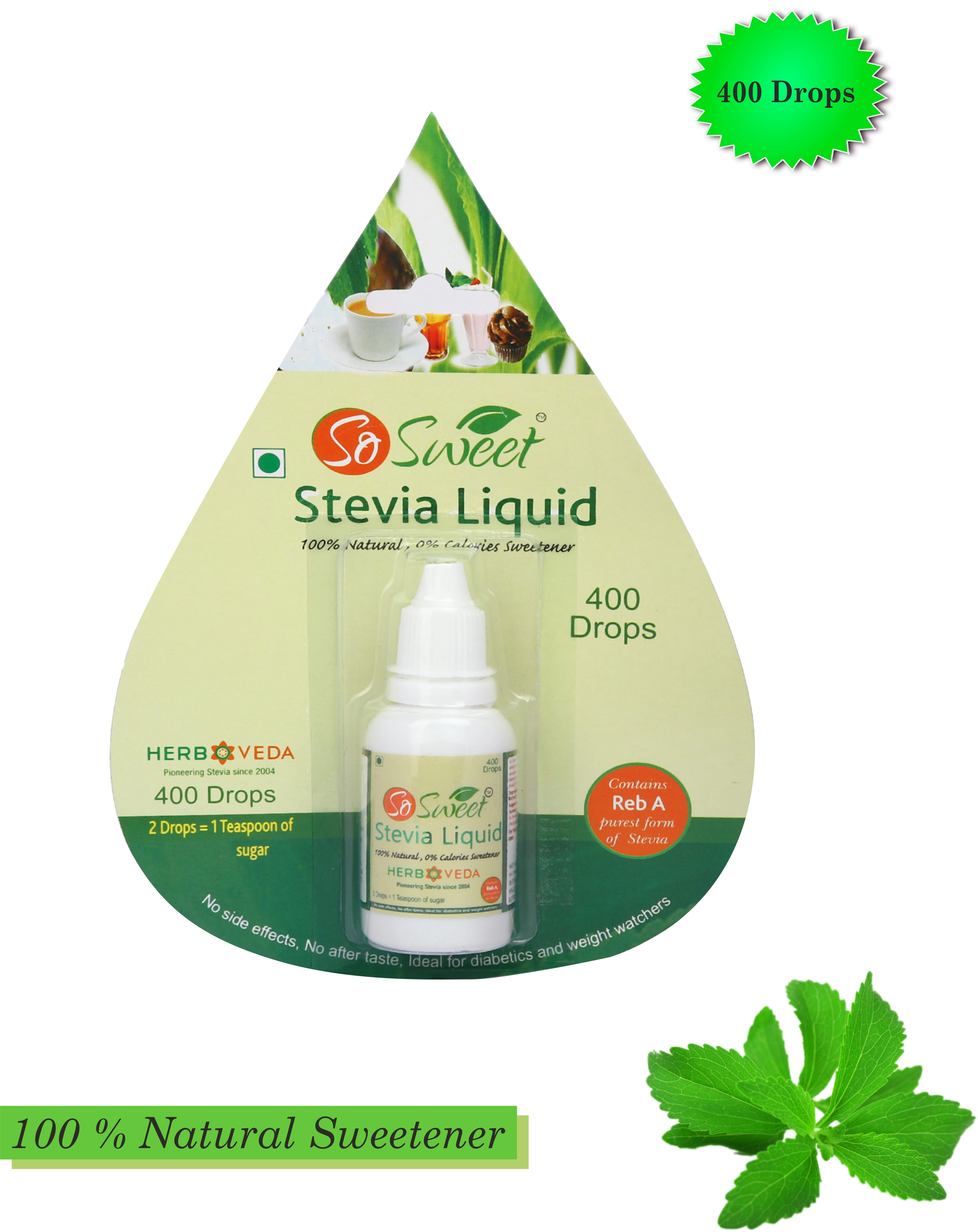 Natural stevia liquid sweetener sachet for diabetes OEM / Bulk Purchase