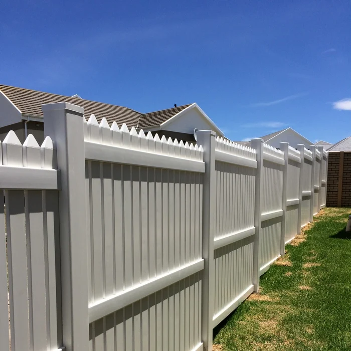 UV Proof White Vinyl Plastic PVC Garden Picket Fence