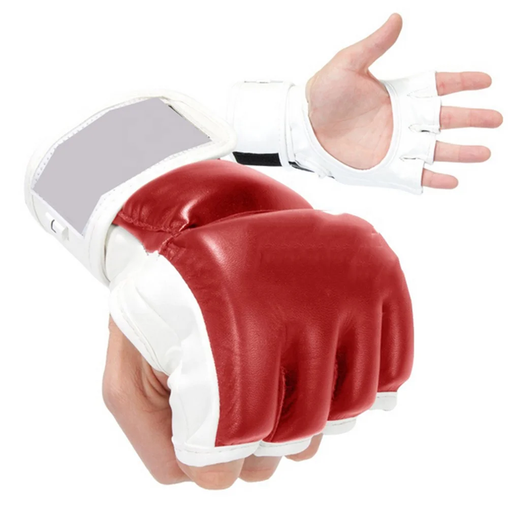  approved synthetic leather MMA Gloves in custom design logo print manufacturer whole seller special edition