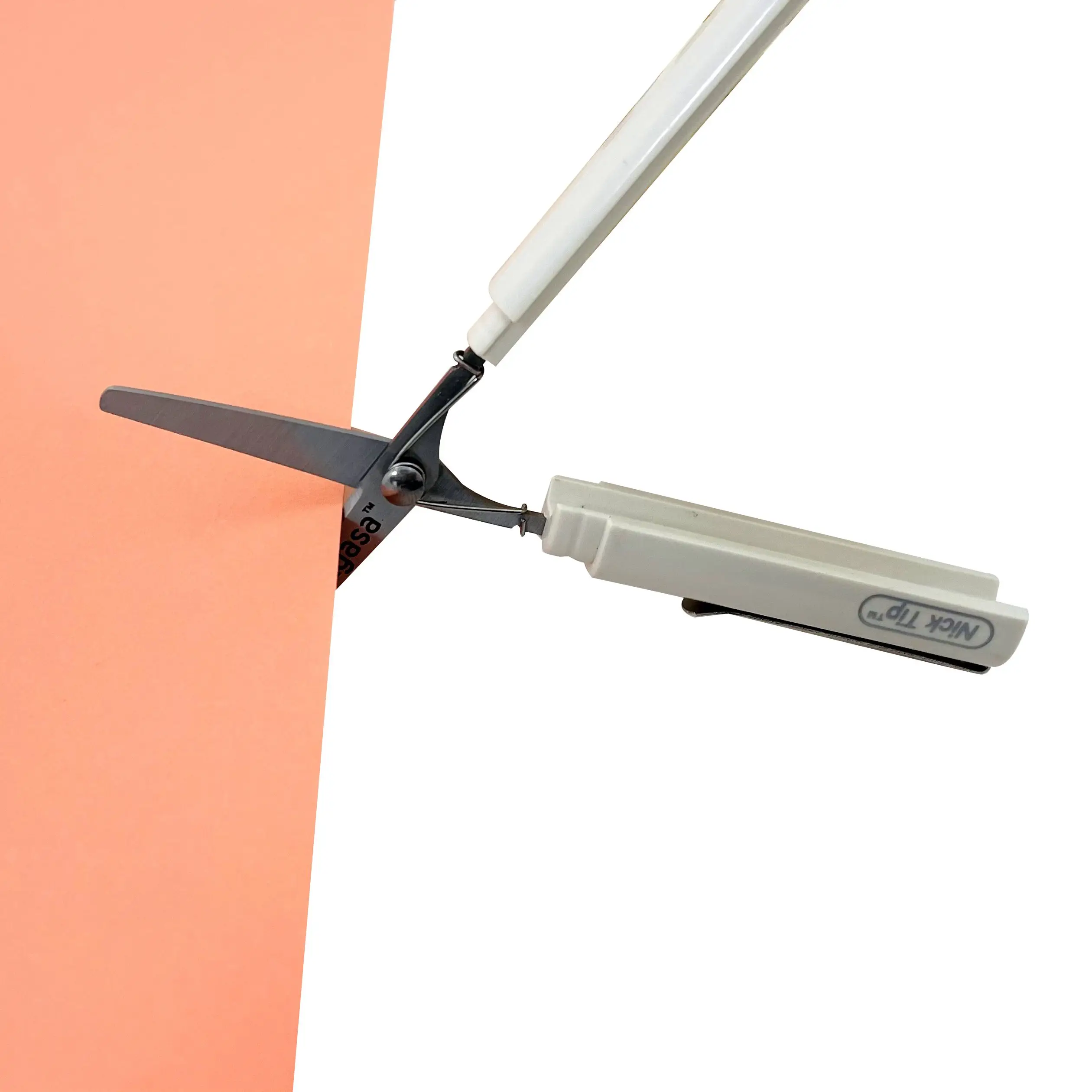 Последний шанс купить высококачественный товар безопасный портативный запираемый захват ручка из нержавеющей стали 5 дюймов 12,7 см школьные офисные студенческие ножницы