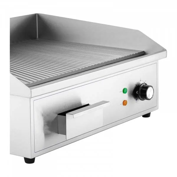 Профессиональные прочные электрические решетки мощностью 2 кВт 8 мм Гладкие ребристые для гриля коммерческого использования в ресторанах барбекю