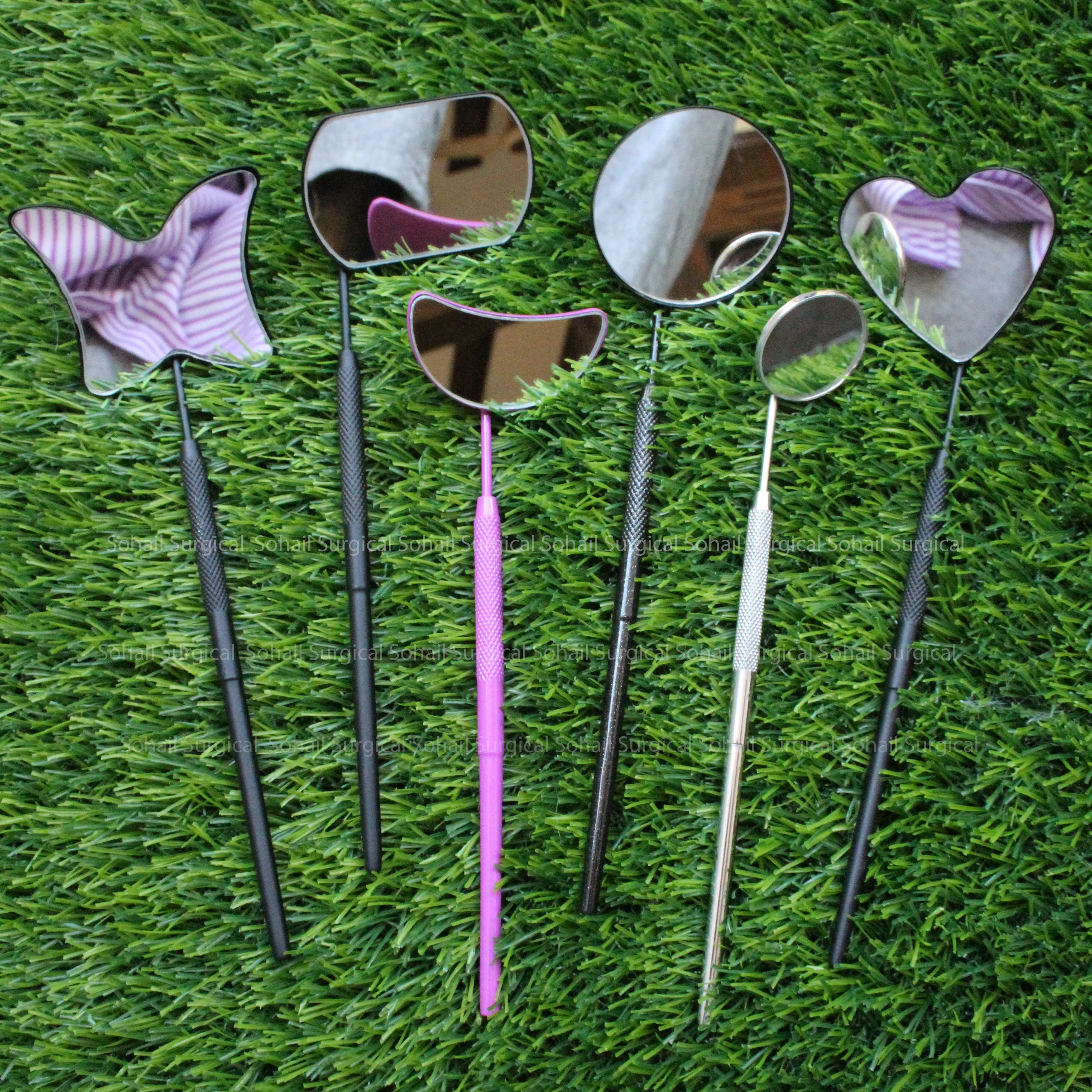 different types eyelash mirrors