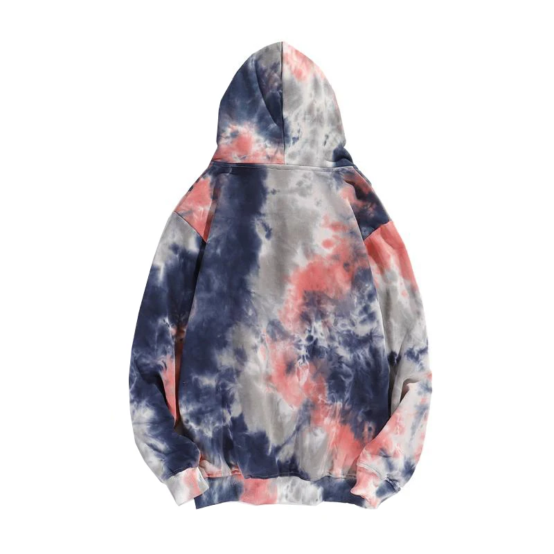 Высокое качество принтом тай-дай застежкой-молнией женская обувь по индивидуальному заказу; Модные толстовки с капюшоном