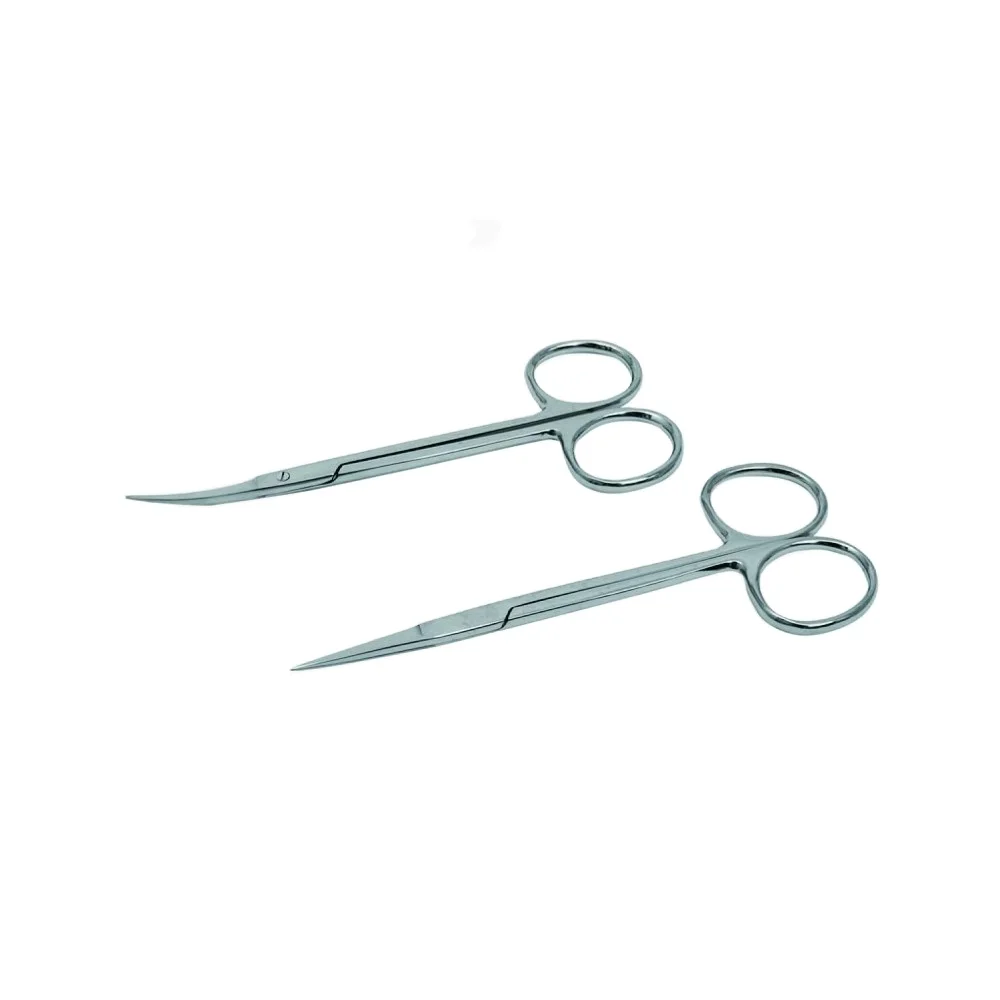 
 Хирургические ножницы Iris высокого качества, прямые или изогнутые пинцеты из нержавеющей стали, Ce лазерная печать PK 3 года, руководство 100%  