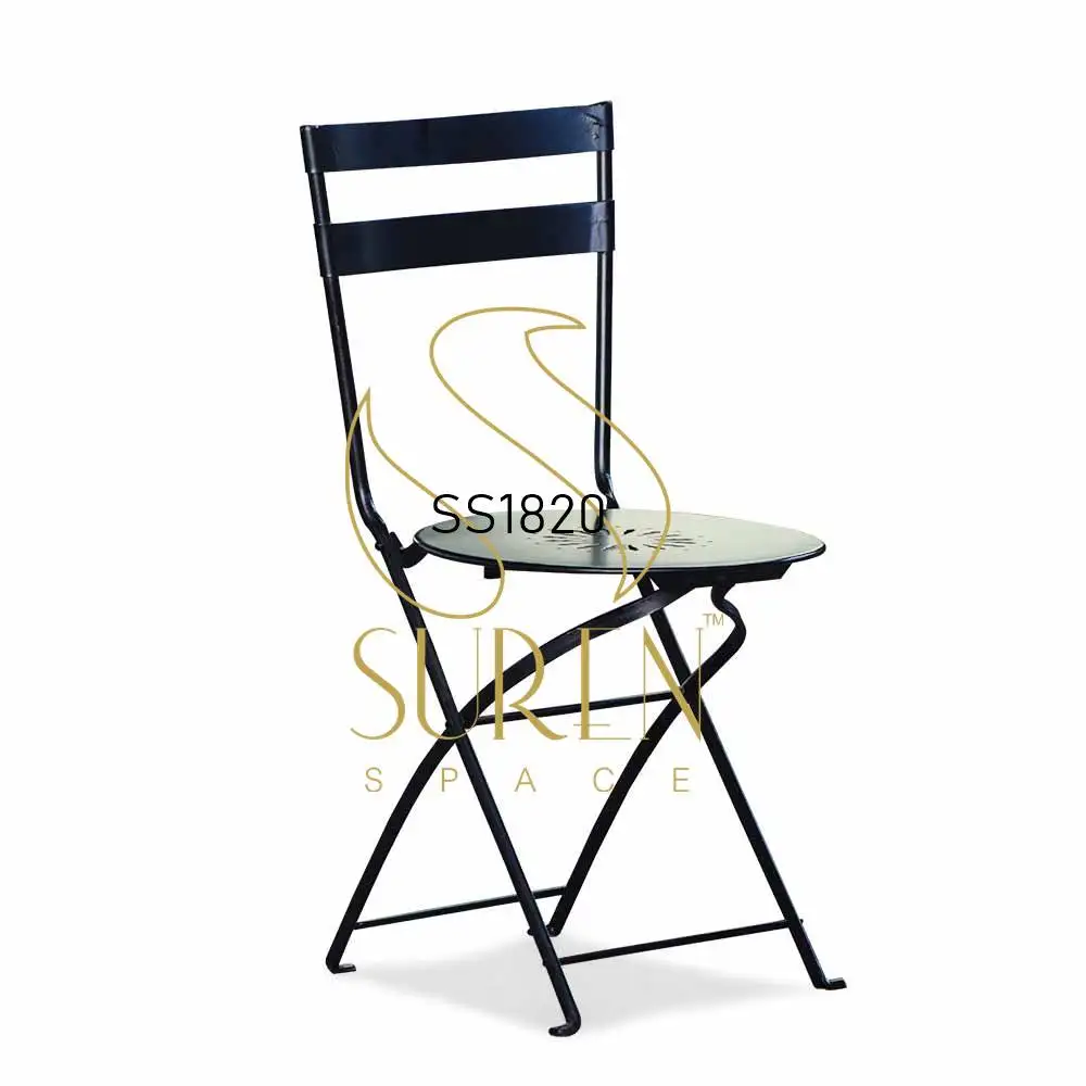 Folding Metal Chairs for Garden Balcony & Outdoor Designer Modern Bent Chair