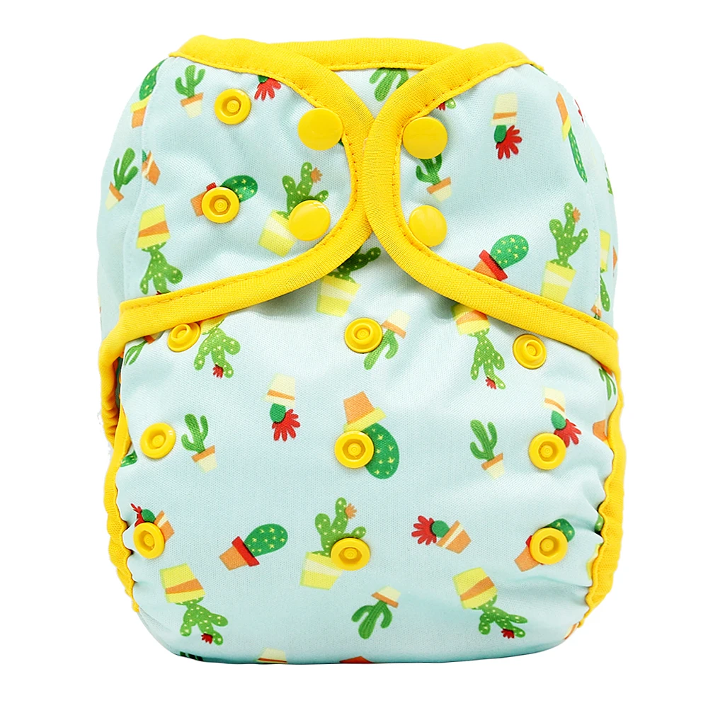 PUL Waterproof One Size Pocket Diapers Cover Washable Cloth Diapers Adjustable Reusable Baby Diaper