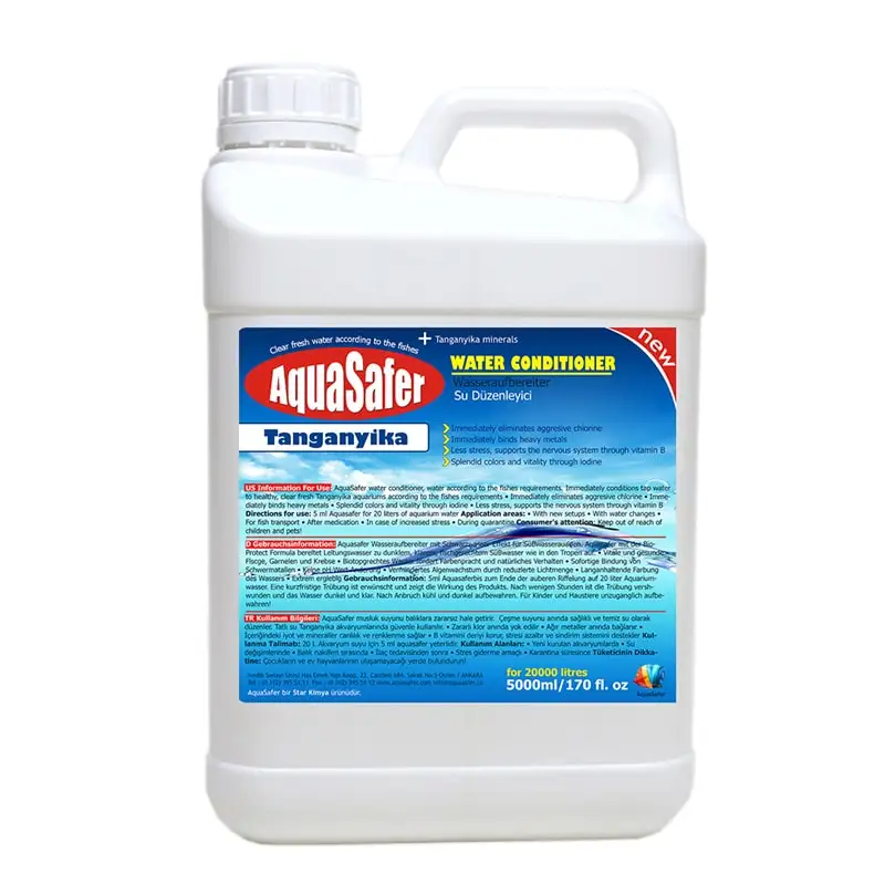 
Aquarium Tap Water Conditioner Chlorine Remover Dechlorinator 5000 Ml Aquariums & Accessories Maintenance Products Sustainable 