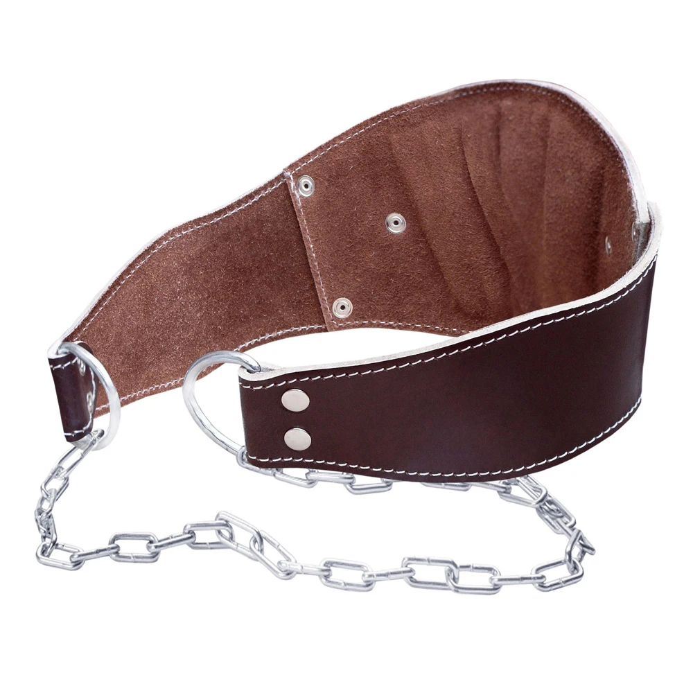  High quality Gym Power For Men Powerlifting Lever Dip wholesale Custom leather Weight Lifting