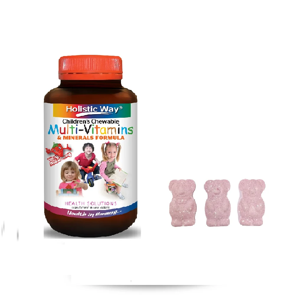 Best Hot Selling General Daily Holistic Way Healthcare Children Chewable Multi-Vitamins And Minerals Formula (60 Tablets)