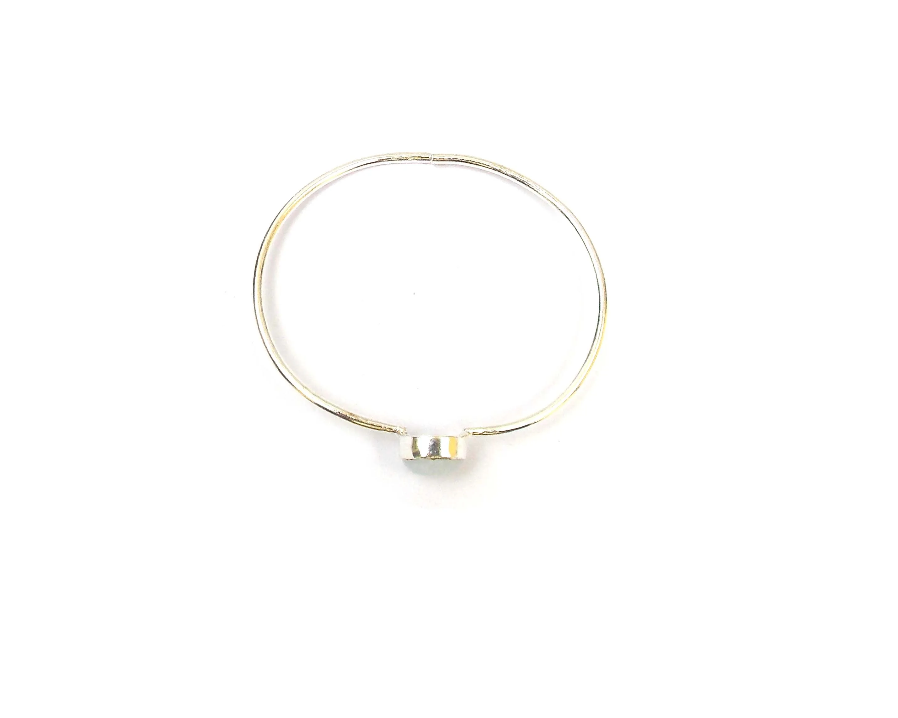 White Opal Oval Shape Gold Plated Jewelry Making Adjustable Gemstone Bangles Best Gift For Valentines Day