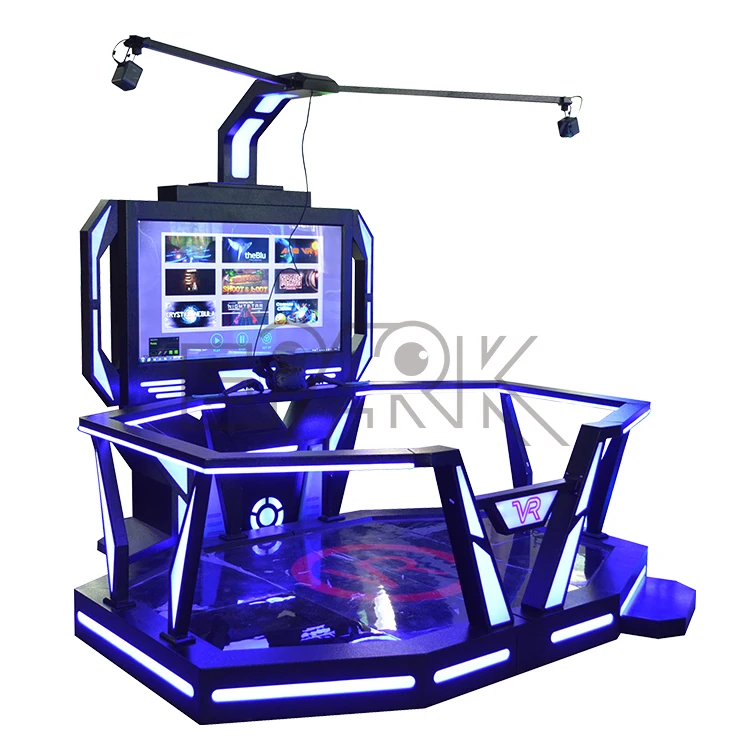 Future Technology Vr Space Walking Platform 9d Vr Simulator Arcade Game Machine for Sale Golden Ford Coin Pusher