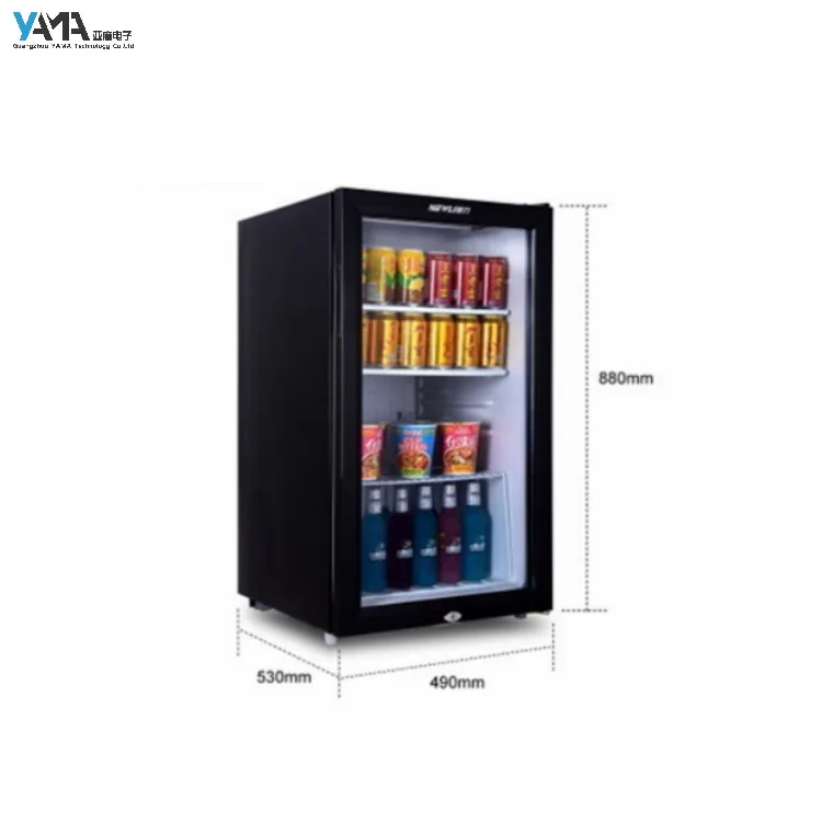 Refrigeration Equipment transparent lcd advertising display refrigerator