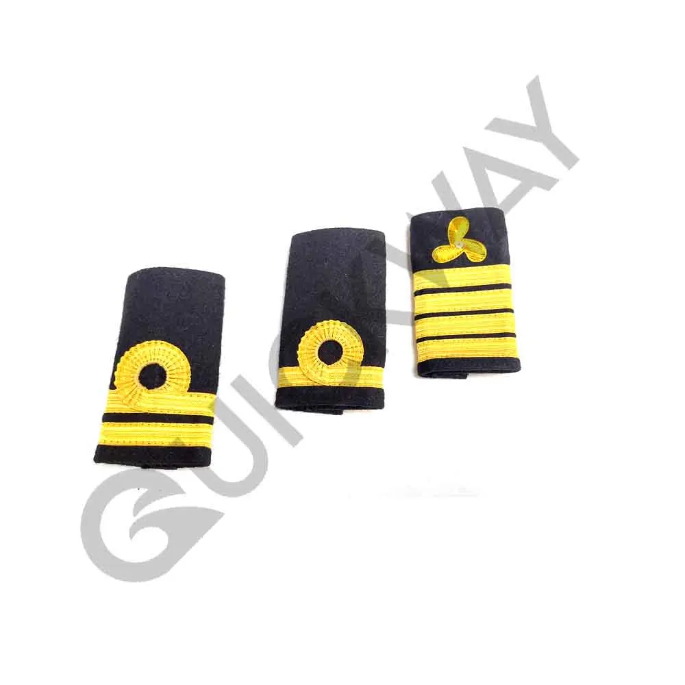 Epaulette Shoulder Board Merchant Navy Soft Slip on Propeller Engineer