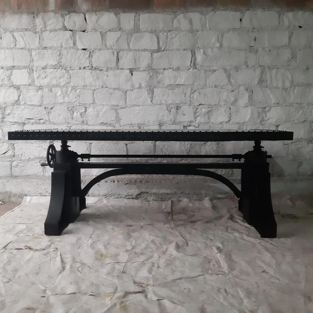 Железный коленчатый стол Бронкс винтажный промышленный Ретро обеденный