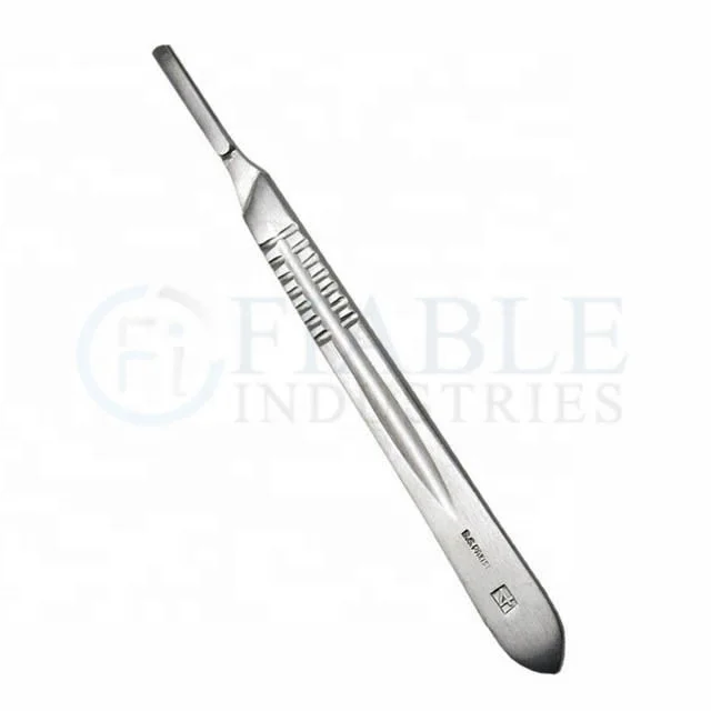 Custom Sizes #4 Surgical Scalpel Handle Stainless Steel Mirror Polish/Satin CE Certified Manual PK 3 Years 5 Years Warranty