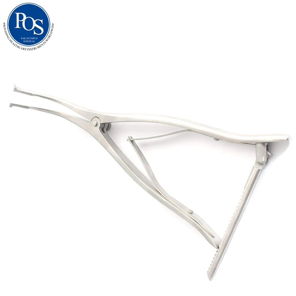 
Stainless Steel Lamina Spreader for Laminectomy Surgery 28mm Opening Jaw Serrated Orthopedic Instruments 