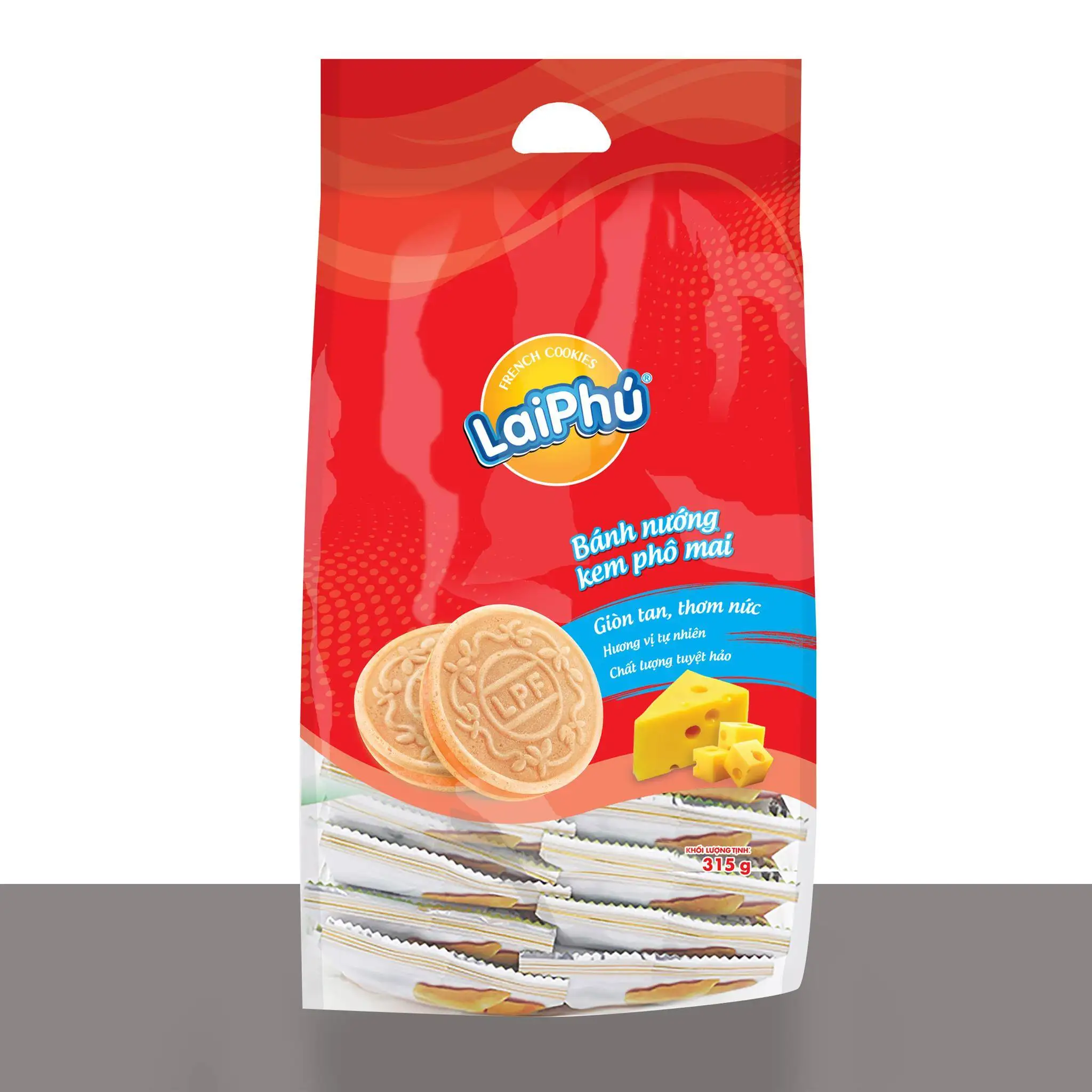 
 Ароматы сырного сливочного печенья Lai Phu, 315 г, удивительное вкусное печенье  