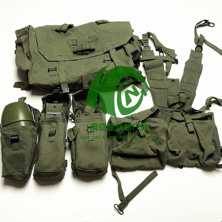 Kango British Market 58 Bag Olive Green Webbing Bag Tactical Backpack For Outdoor Training