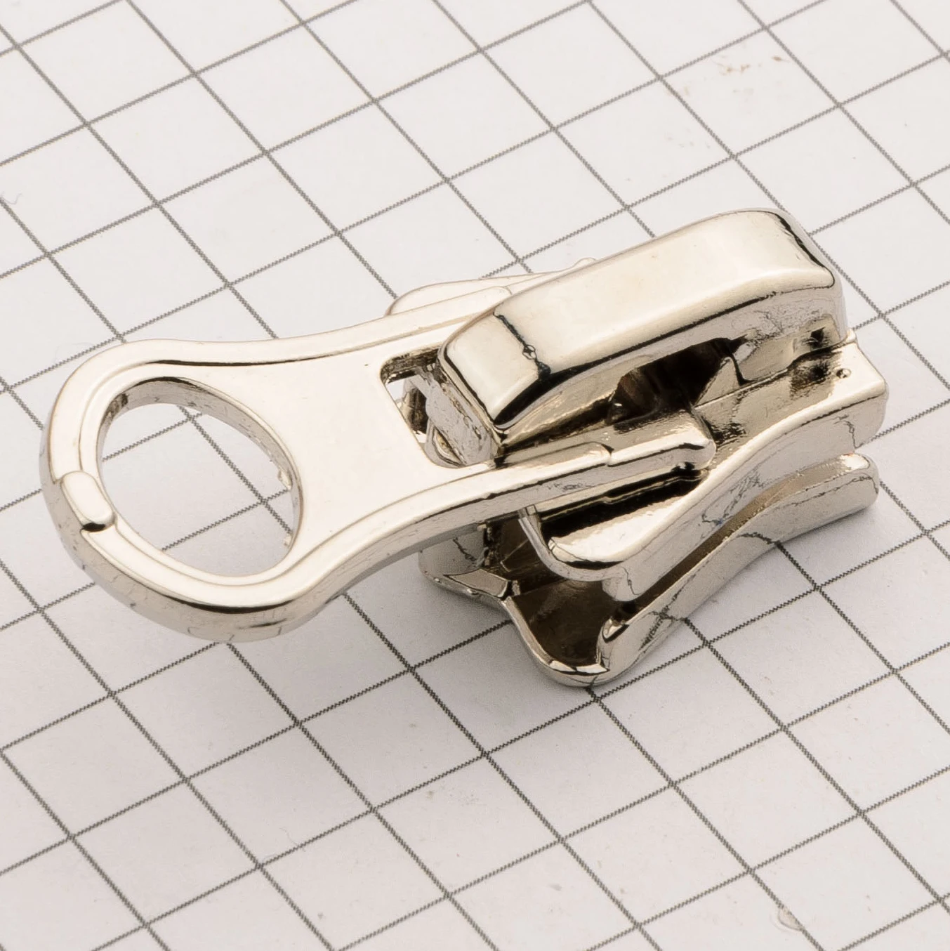 Цинка, сплав, белый металл, стандарт #8, ползунок, полуавтоматический замок 00186, Тяговая головка для молнии трактора