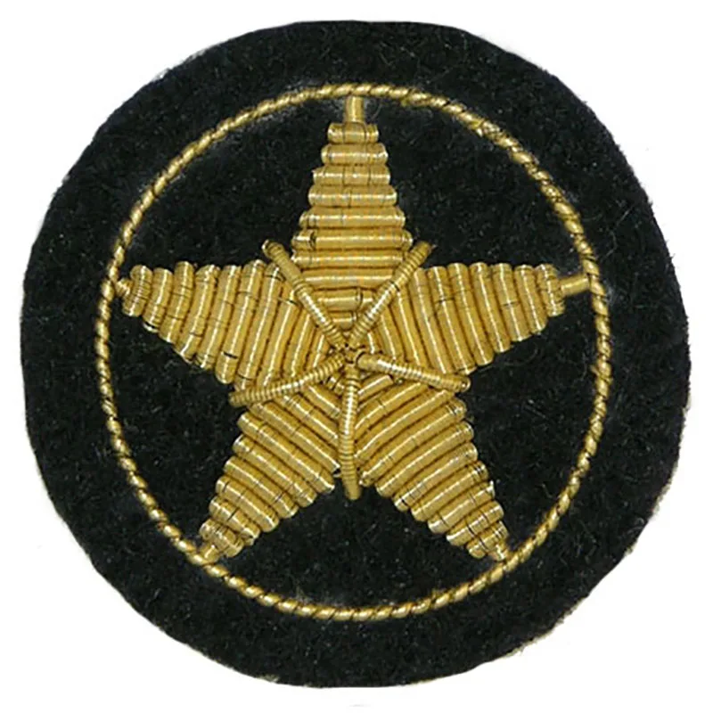 Hand Embroidered Bullion and Wire Blazer Badge Masonic Badges High Quality Top Selling Custom Made Custom Logo Printing Magnetic