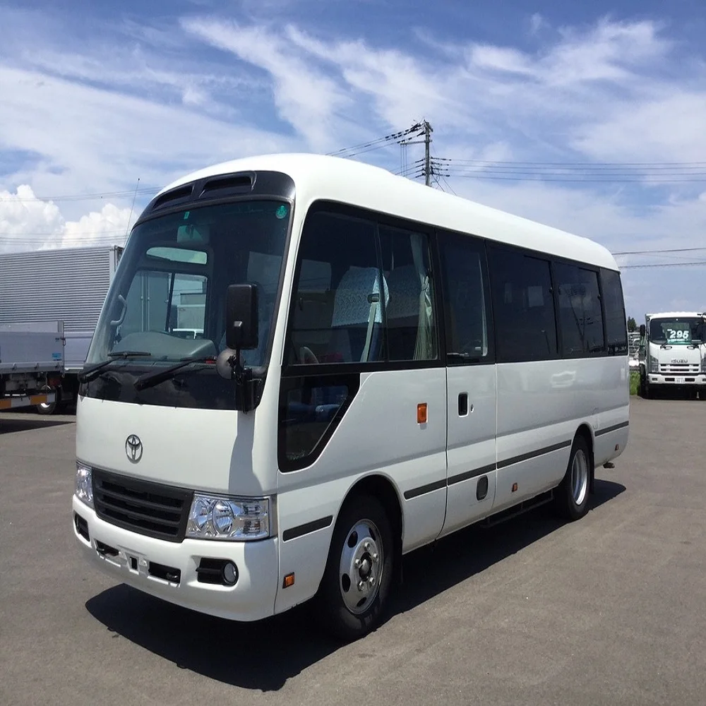 Аутентичный Подержанный LHD / RHD Toyota Coaster Bus 2016 2017 2018 2019 2020