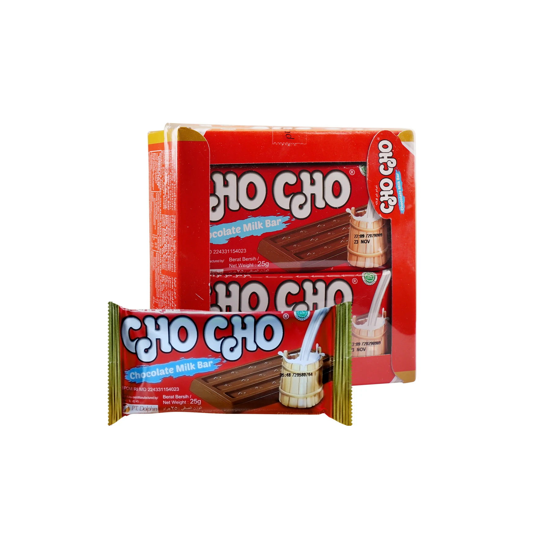 Шоколадный брусок CHO 20 г вкусный композитный шоколад 12