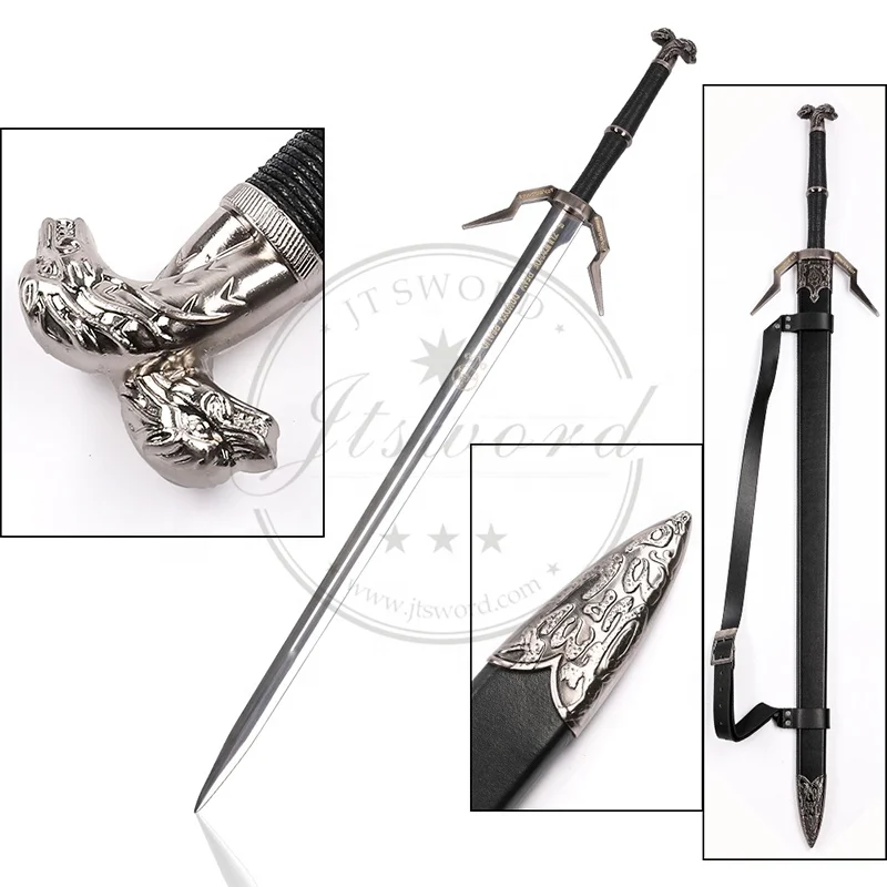 The Witcher 3 Geralt 440 Stainless Steel Real Sword