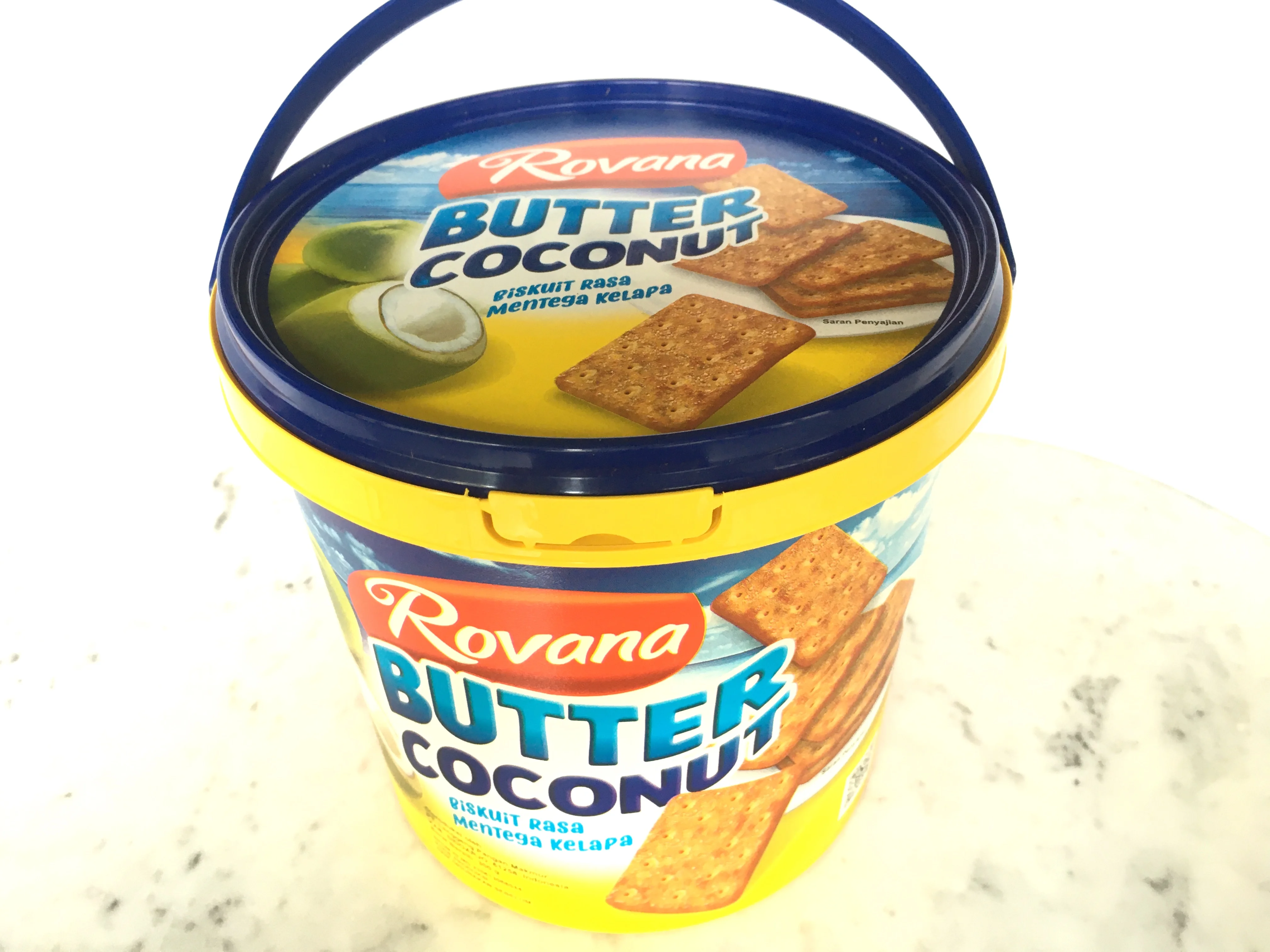 Biscuit Cookies Cracker Wafers Digestive Butter Coconut, Chocolate Flavour Festive Tinned  (300gr x 6 pcs) Rovana - OEM