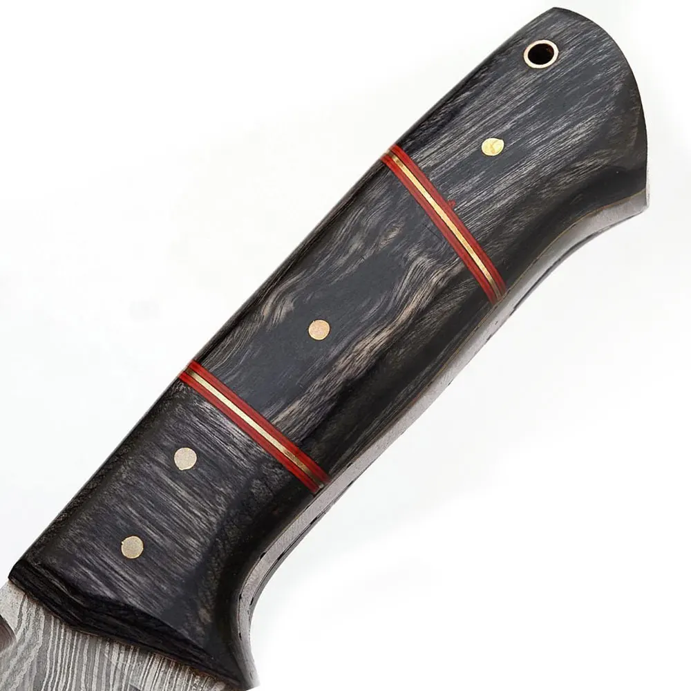 
Handmade Skinner Knife Damascus Steel Hunting Knife Damascus Outdoor Knife 