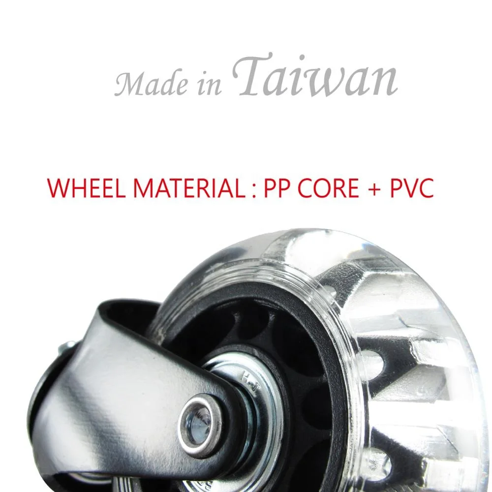  CCE Caster 2.5 PVC Light Duty Furniture Moving Wheels