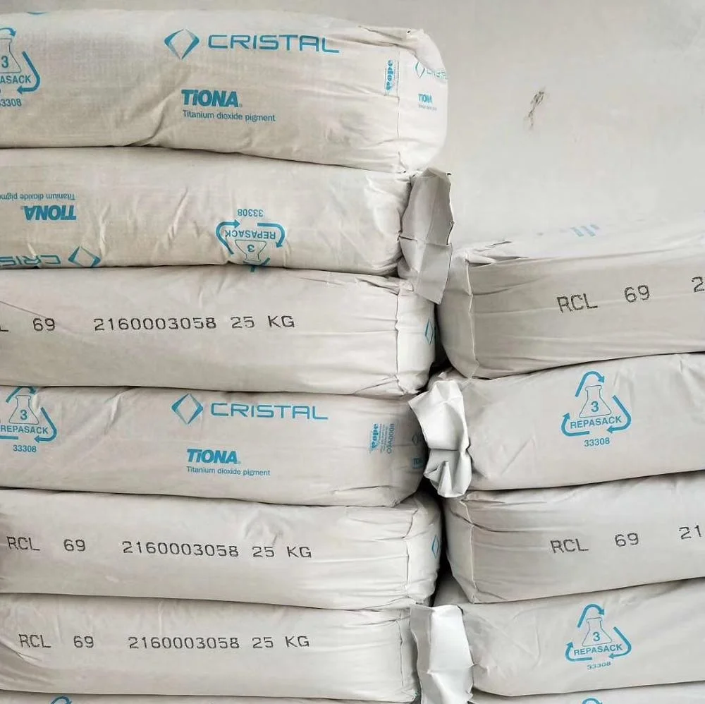 Rutile Grade TiO2 White Powder Pigment Titanium Dioxide  TiONA RCL 69