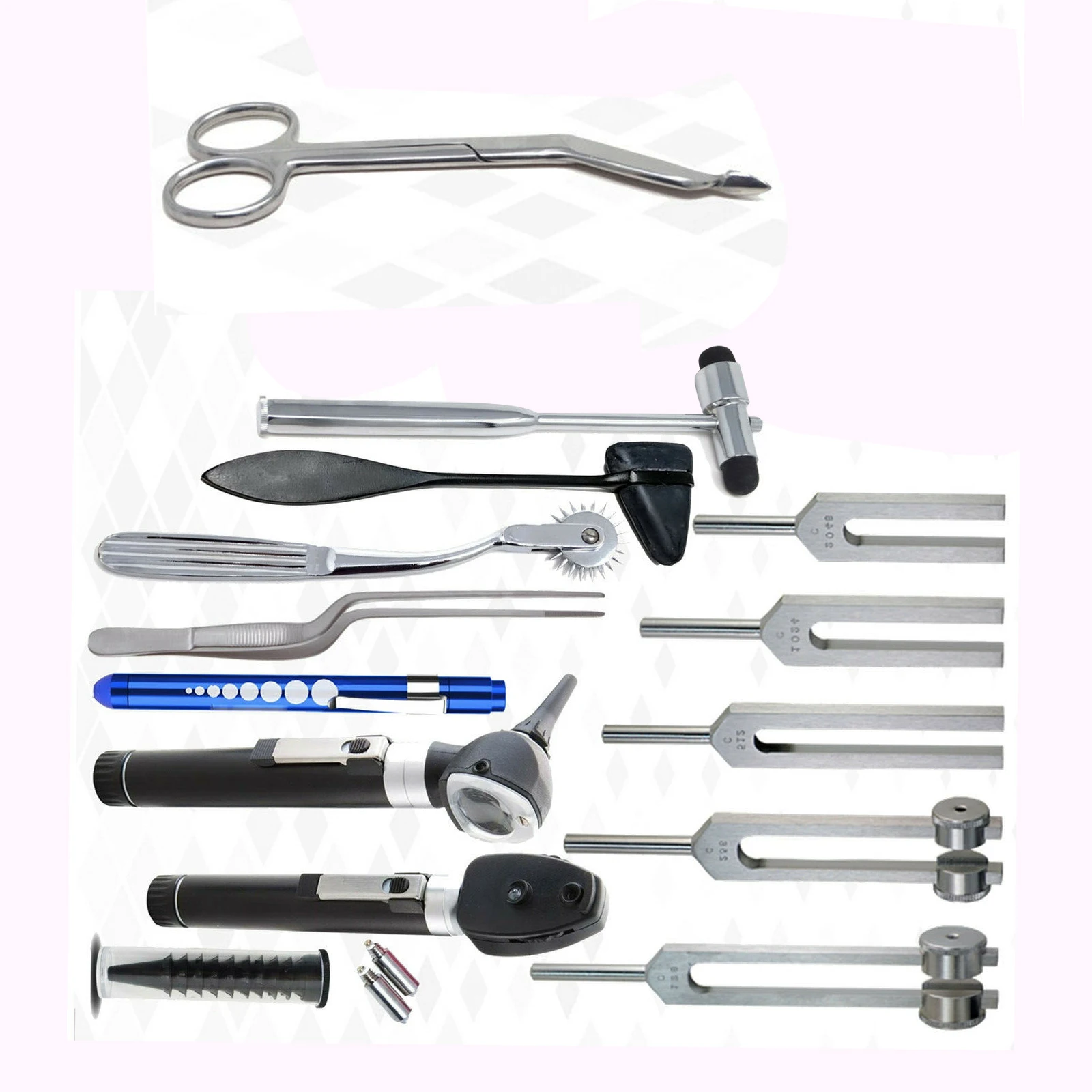 Новейшая Диагностика отоскопа ENT комплект для проверки вилки и перфоратора