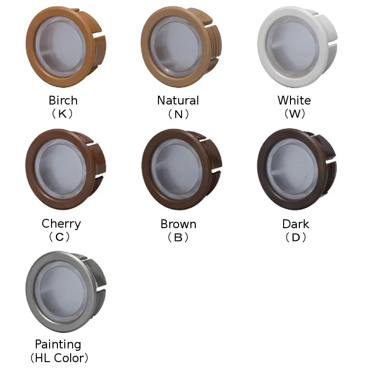 Качественные японские световые индикаторные линзы, простота установки, световой индикатор для туалета/ванной комнаты, круглые (диаметр 35), цветные вишни