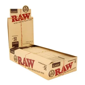 
Raw Organic Hemp King size Slim Rolling papers + 32 TIPS (1/2/5/10/24)pcs 