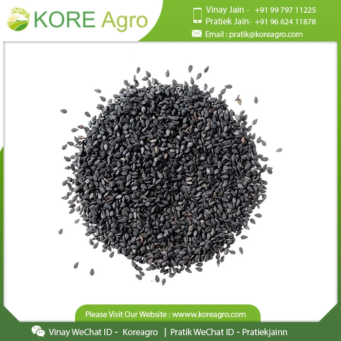 Premium Roasted Black Sesame Seed Natural Good Taste Black Sesame Price Roasted Wholesale Sesame Seeds
