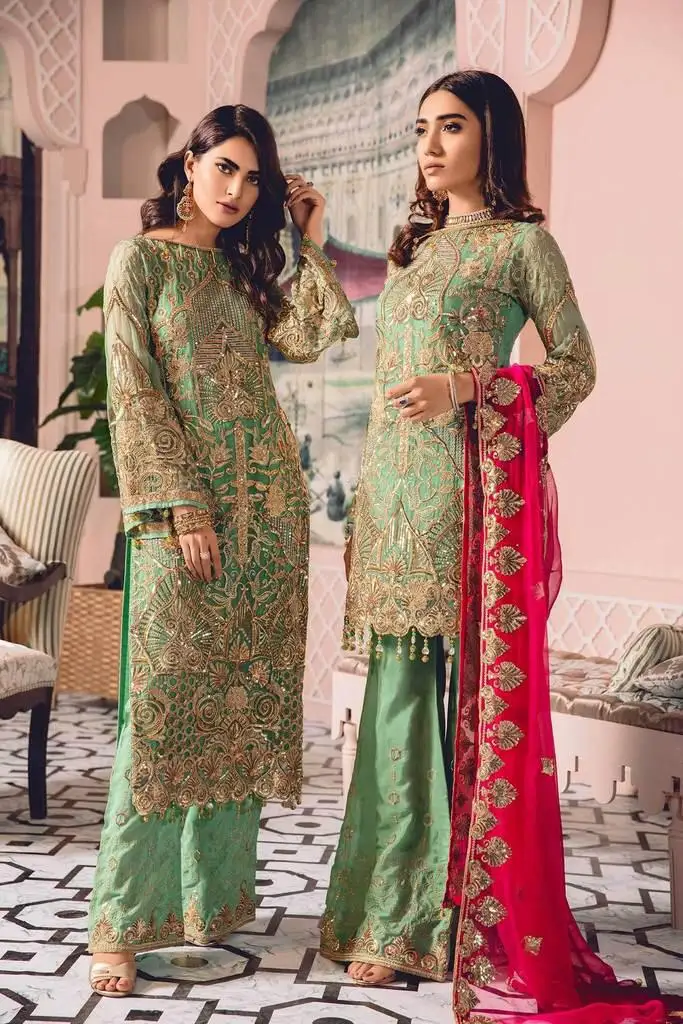 Fashion Designer Indian Pakistani Women - Lawn/Linen/Cotton Georgette 3 Piece Suits Available on Wholesale Price.