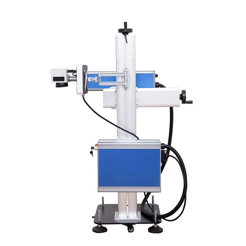2021 New Product Release Cost Effective High Speed Online Flying CO2 Laser Coding Machine Expire Date Printing Machine