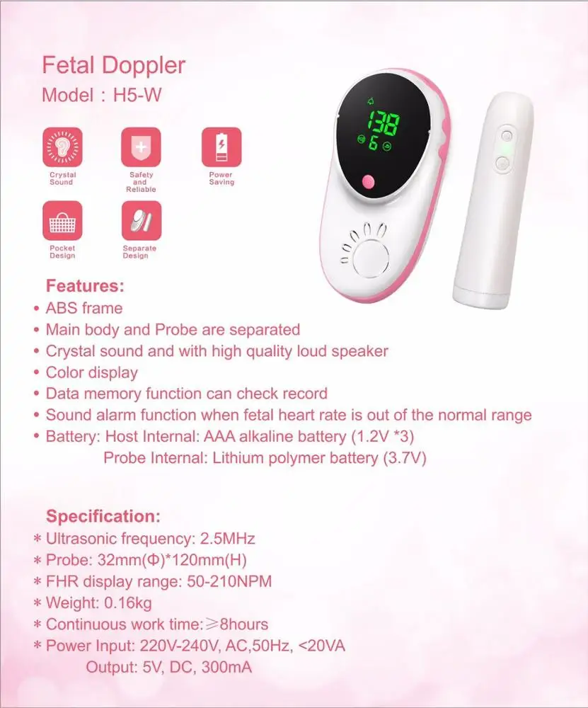 
Fetal doppler 