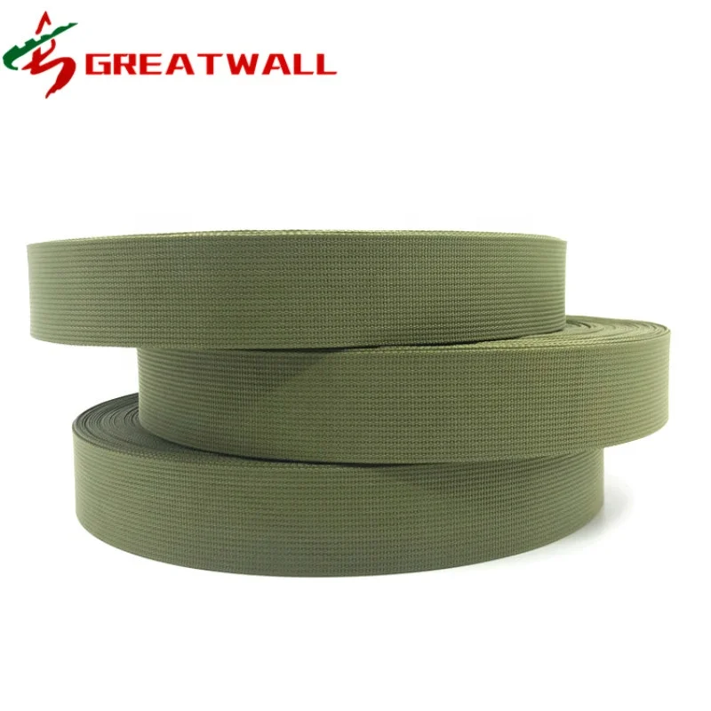 Wholesale high quality woven recycled nylon/polyester webbing