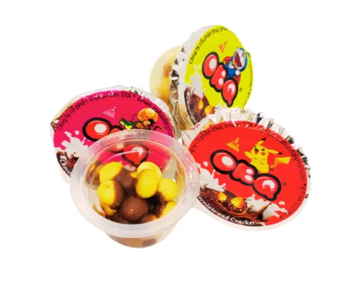 
Special Offer Chocolate with Biscuit Ball Cup of high quality and cartoon design 300g bag 