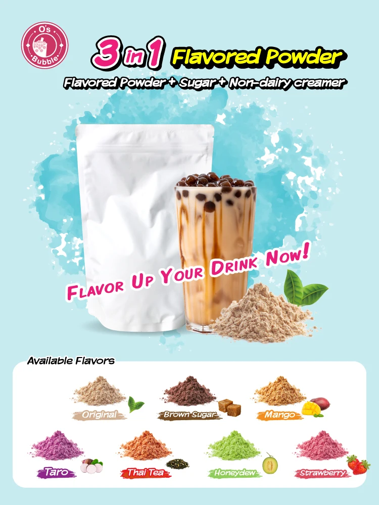 No Preaservative Taro Milk Tea Powder For Boba Topping