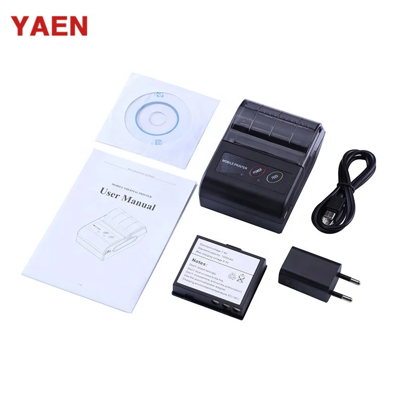 
58mm Mini Handheld POS Thermal Receipt Printer MPT-II No MOQ Factory Price 