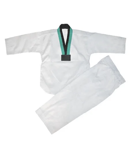 Colorful white Taekwondo uniform Dobok For Sale