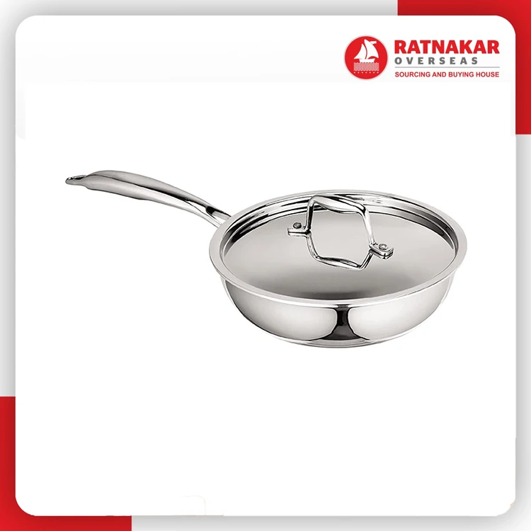 Высокое качество прочный корпус из нержавеющей стали не липкая Сковорода сковорода с крышкой для продажи