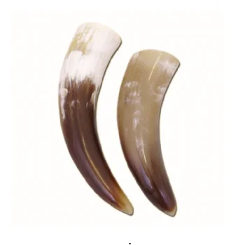 Top Selling Real OX Viking Drinking Horn with Horn Stand Exporter Polished Buffalo Drinking Horn Wholesale Supplier