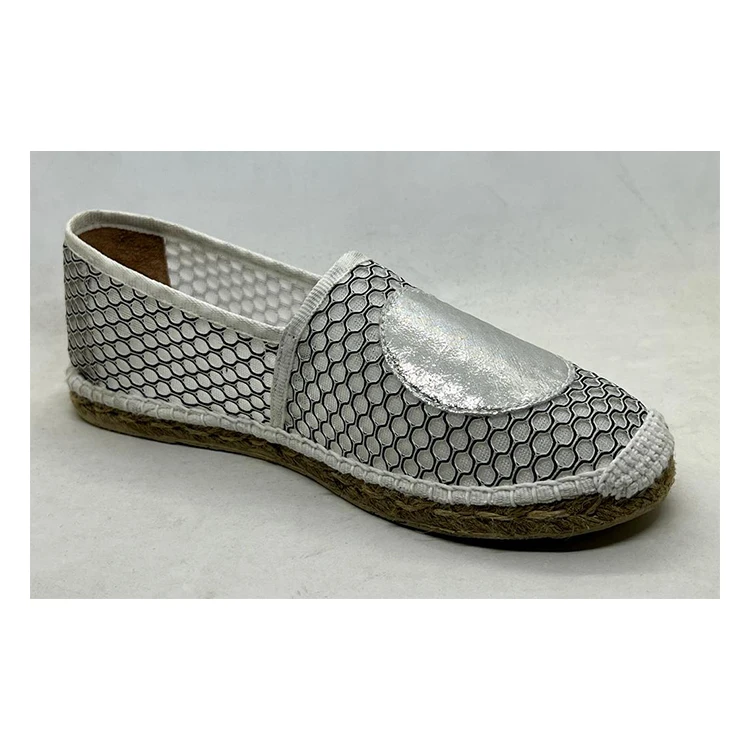Espadrilles Best Wholesale Deal on Cotton Canvas Mesh Fabric Made Daily Wear EVA Sole Shoes/Flat Espadrilles for Men and Women